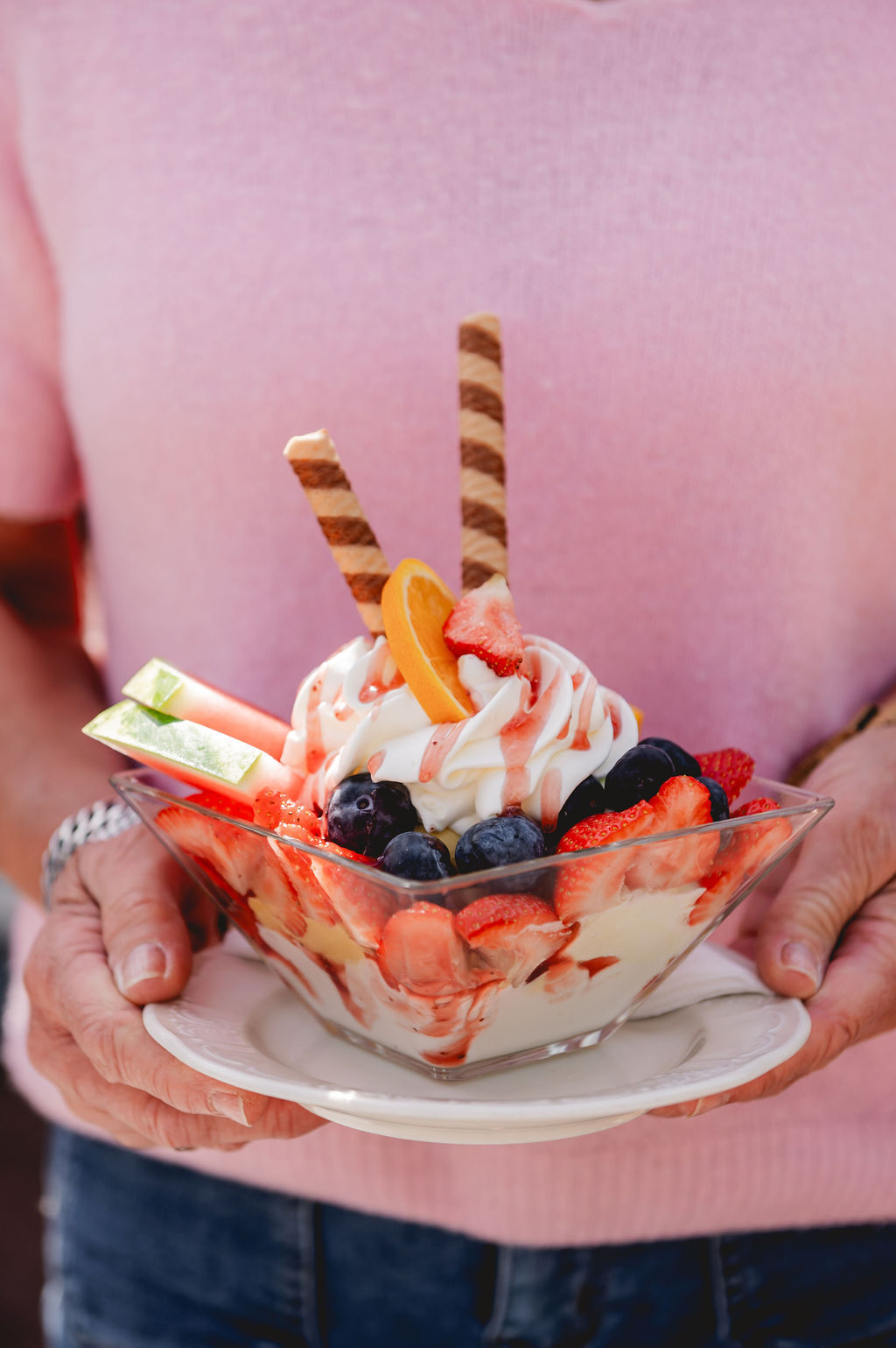 Fruit ijscoupe